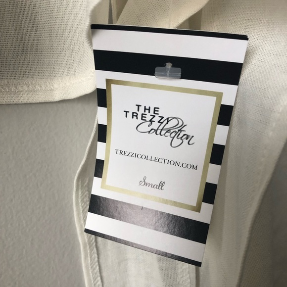 Trezzi collection offwhite wrap around top size small - Picture 5 of 10